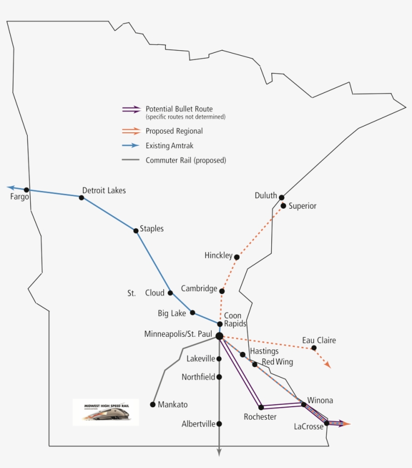 Minnesota Has Many Exciting Rail And Transportation - Diagram, transparent png #2935539