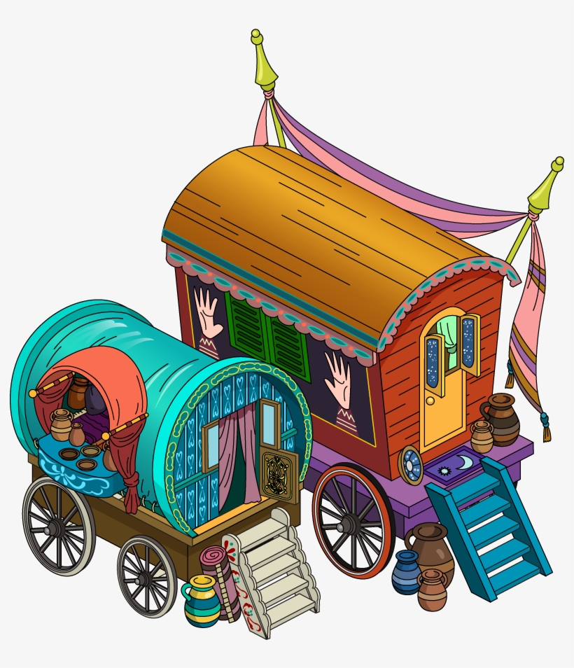 Fairytale Gypseycart - Wagon, transparent png #2935907
