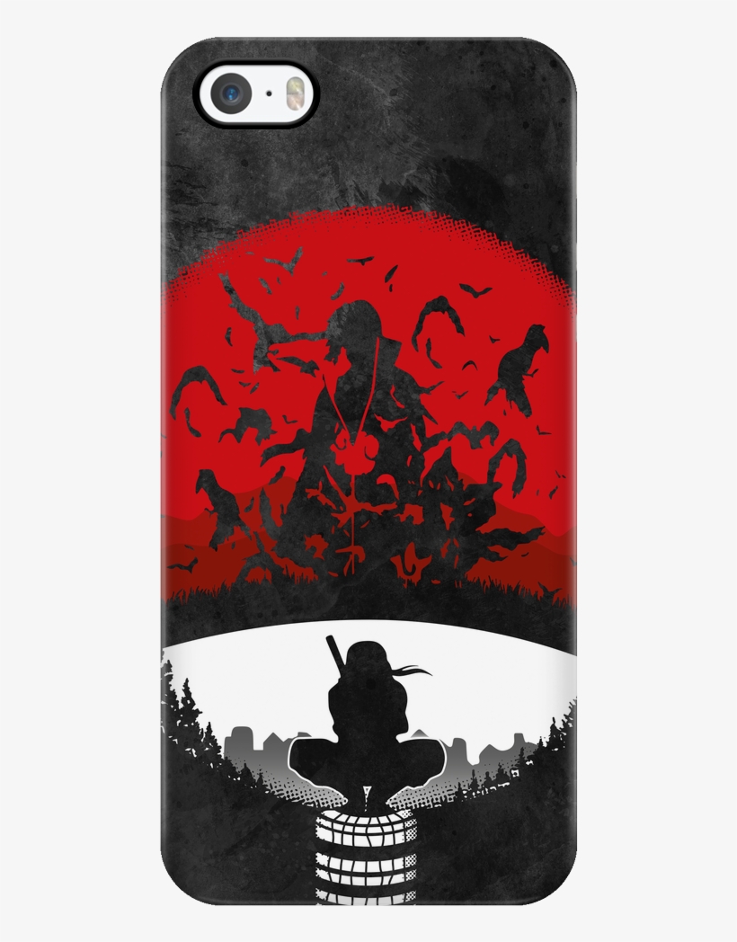 Itachi Red Sun - Itachi Phone Case, transparent png #2936176