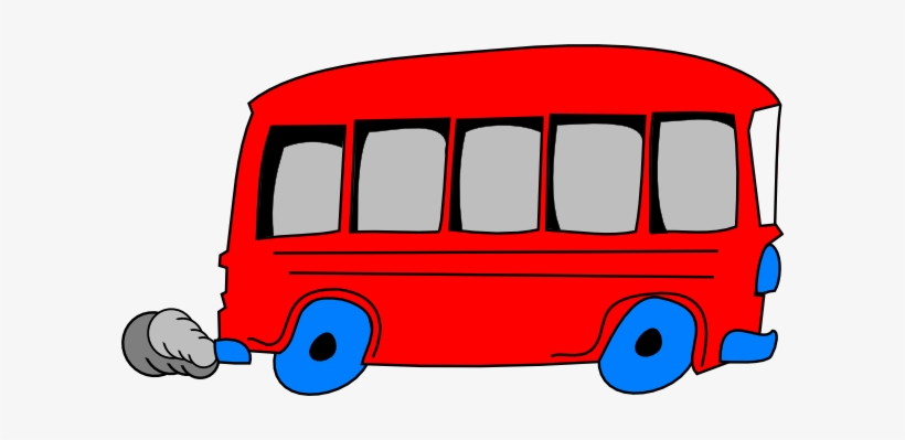 Red School Bus Clip Art - Red Bus Clipart, transparent png #2936463