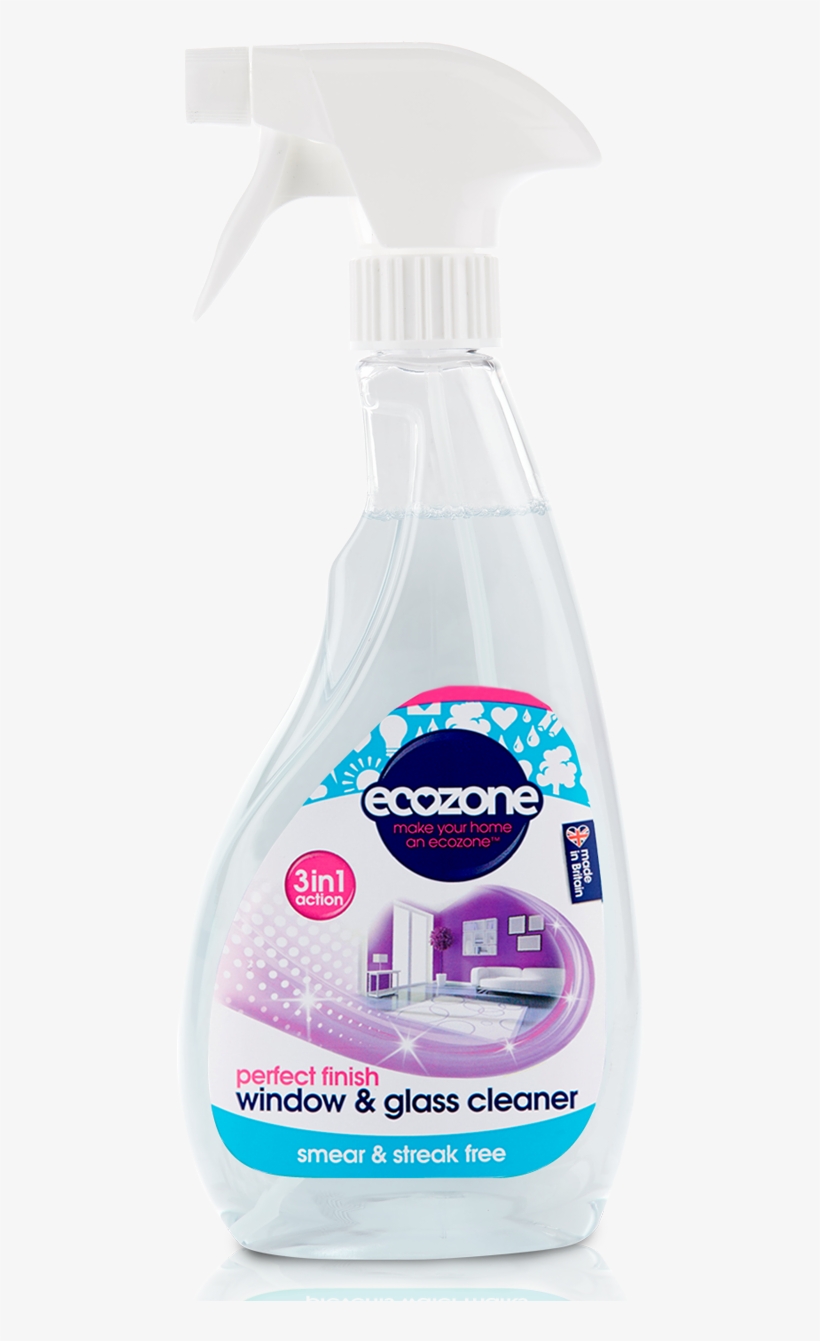Previous - Next - Ecozone Window And Glass Cleaner 500ml (500ml), transparent png #2936859