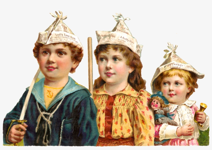 Victorian Children Clip Art Downloads - Victorian Art Boys, transparent png #2937043