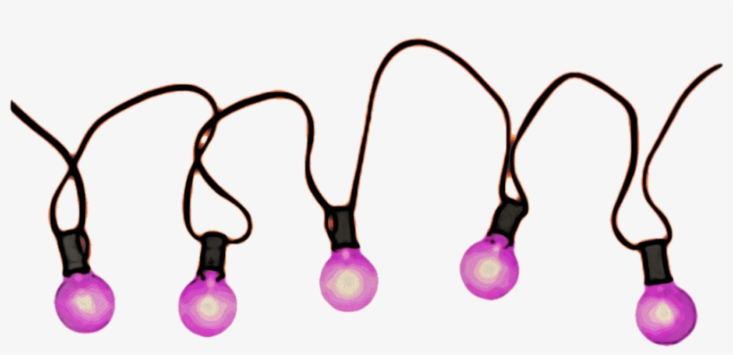 Pink Christmas Lights By Jeanicebartzen27 - Light, transparent png #2937044