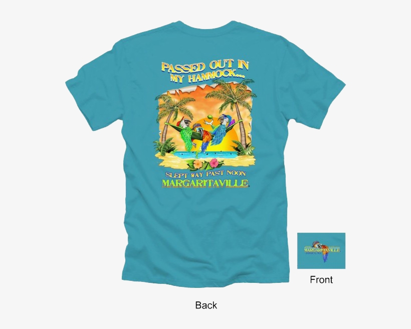 Passed Out In My Hammock T-shirt - Margaritaville Shirts, transparent png #2937401