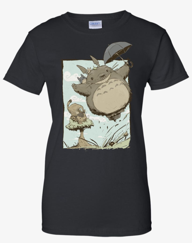 Upup And Away Cartoons Cotton T-shirt - Shirt, transparent png #2937404