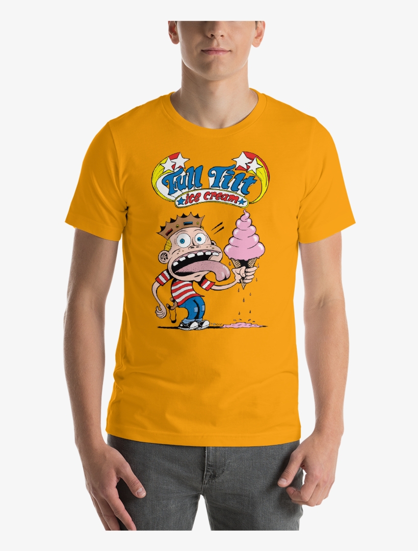 Bagge3 Mockup Front Mens Gold, transparent png #2937737