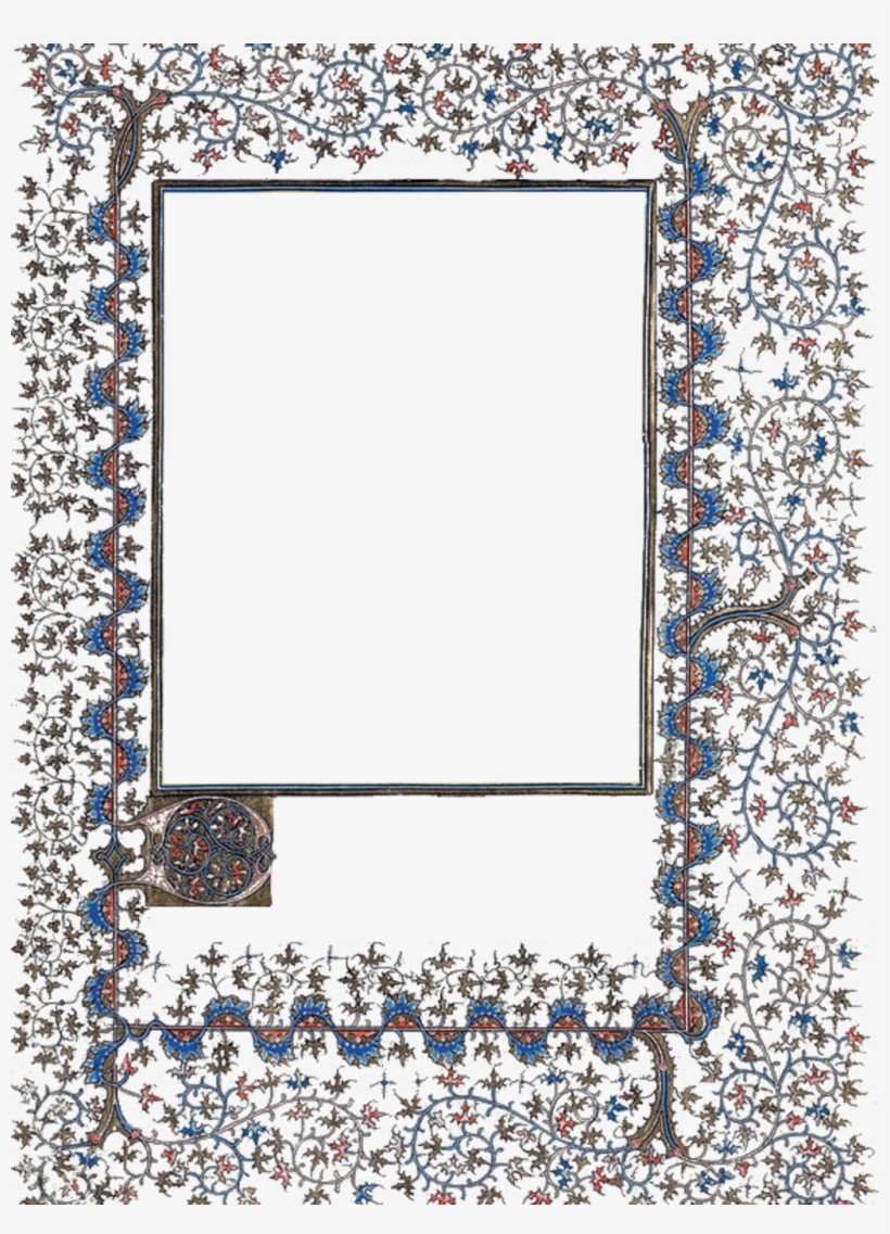 Frame Png 04 By Montvalentstock - Les Belles Heures Du Duc De Berry [book], transparent png #2937924