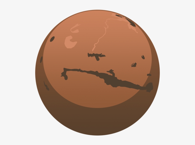 Mars Planet Png - Mars Drawing, transparent png #2937926