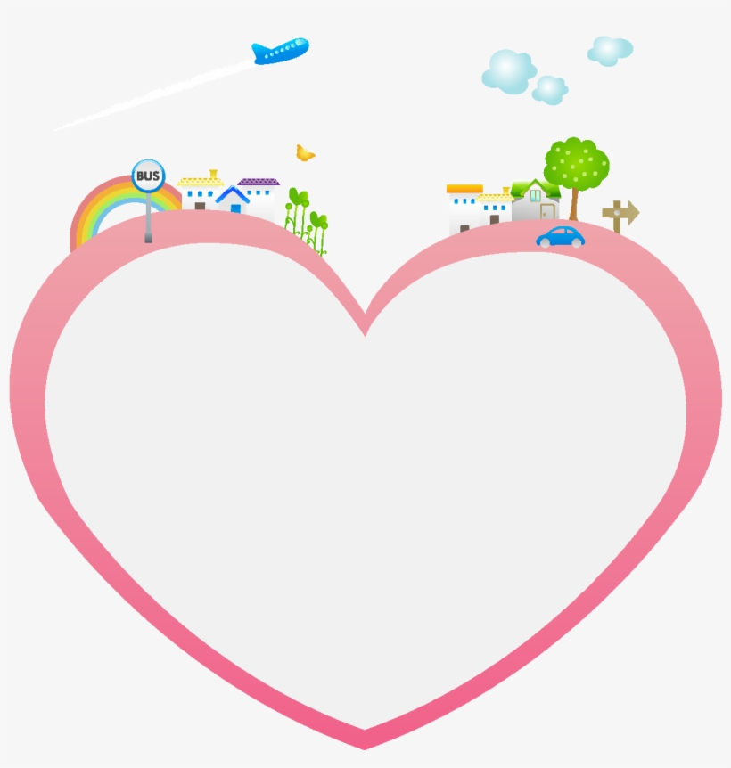 Vector De Corazón De Amor Rosa Minimalista Dibujado - Vector Graphics, transparent png #2937933