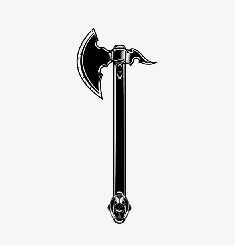 Medieval Axe Decal Style - Middle Ages, transparent png #2938033