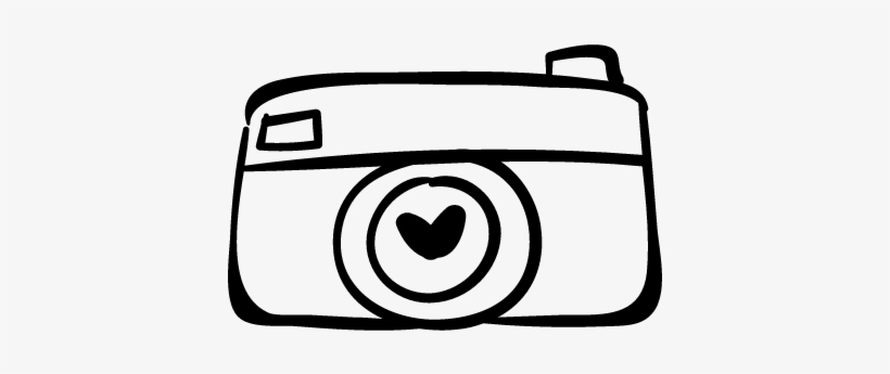 Photographic Camera With Heart Vector - Camera Logo With Heart, transparent png #2938180