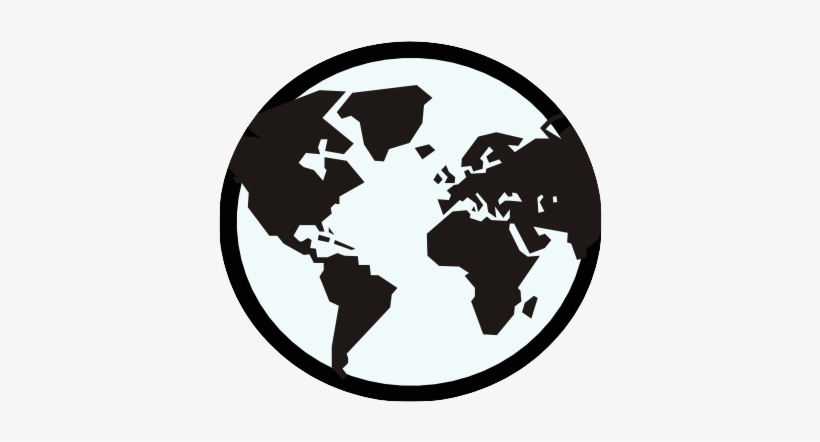 Globe - World Map Icon Png, transparent png #2938423