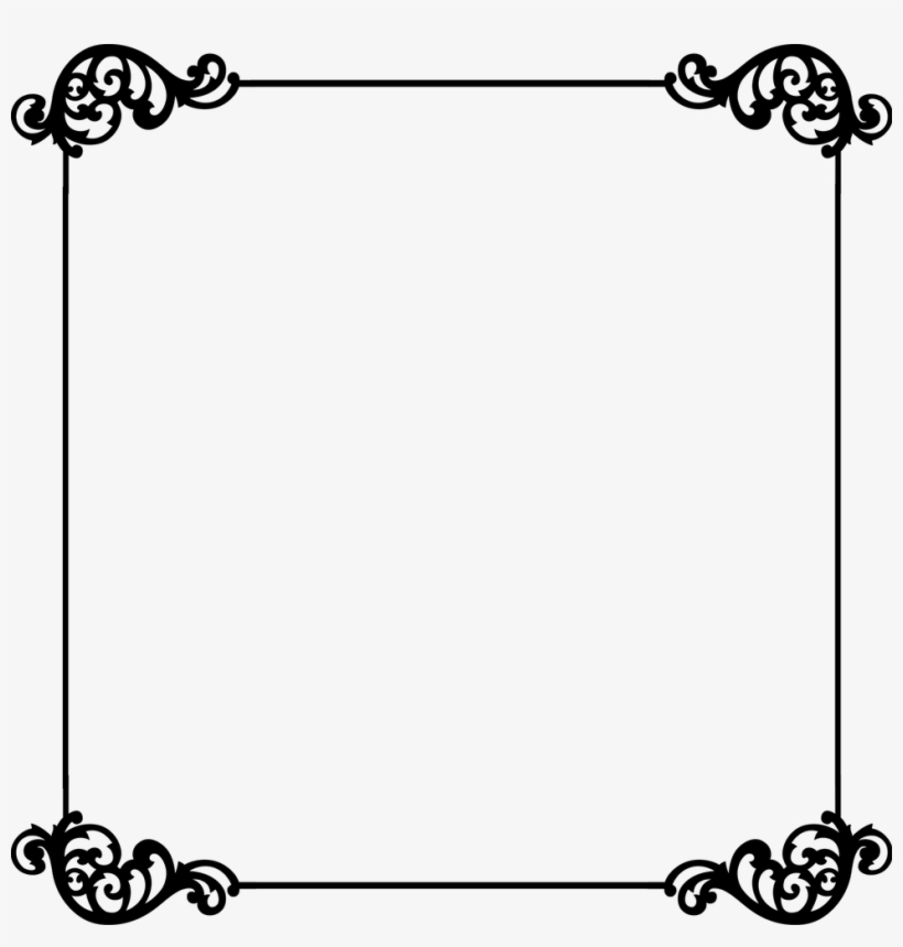 Swirl Border - Free Transparent PNG Download - PNGkey