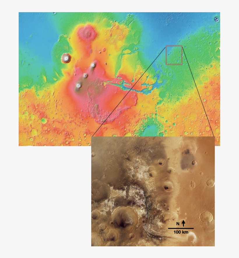 Location Of Mawrth Vallis - Mars, transparent png #2938531