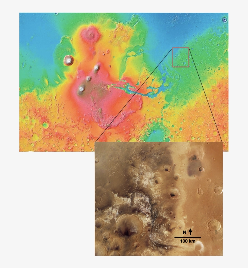 Location Of Mawrth Vallis - Mars, transparent png #2938531