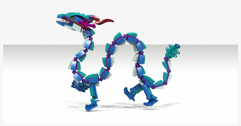 Chinese Dragon - Lego Chinese Dragon, transparent png #2938559
