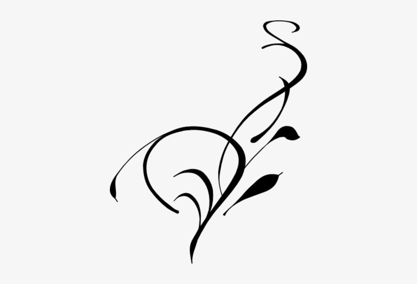Flower Black And White Black And White - Black And Whites Border Art, transparent png #2938825