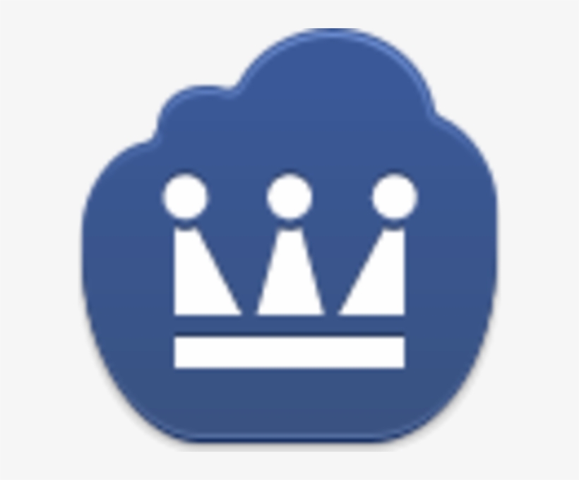 Dark Clipart Blue Crown - Facebook, transparent png #2939064