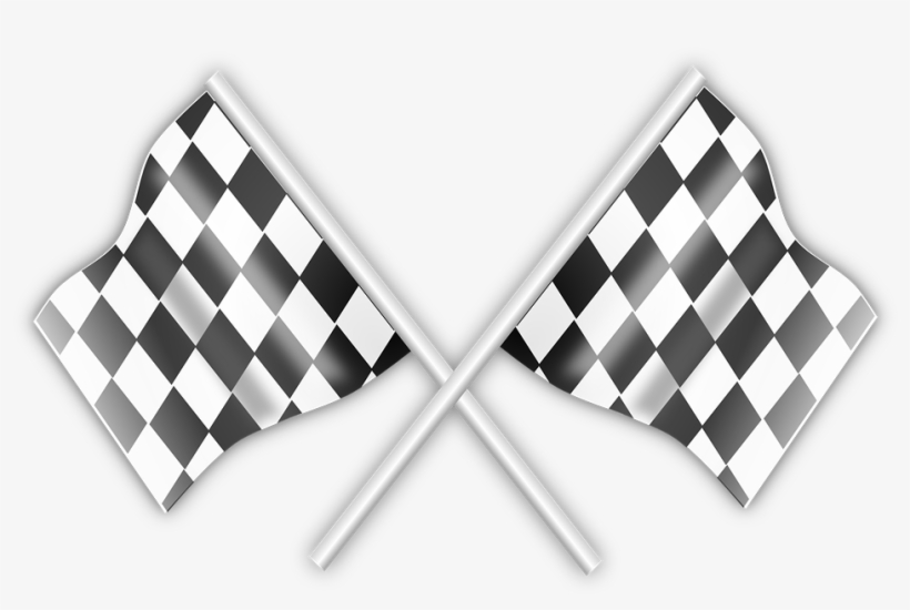 Checkered Finish Line Png Download - Bandeiras De Corrida Png, transparent png #2939225