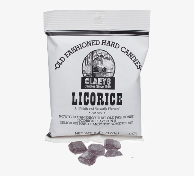 Claey's Candy Old Fashioned Hard Candies - Claey's Old Fashioned Candy Drops Licorice, transparent png #2939605