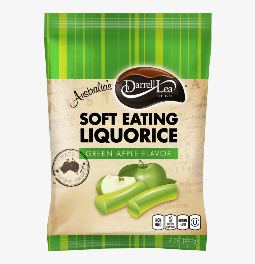 Darrell Lea Green Apple Licorice - Darrell Lea Mango Licorice, Set Of 8, transparent png #2939648