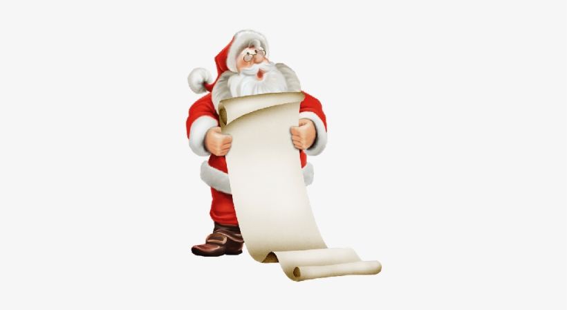 Santa Claus Reading - Санта Клаус На Прозрачном Фоне, transparent png #2939730