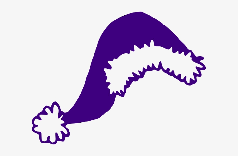 Purple Santa Hat Transparent, transparent png #2939914