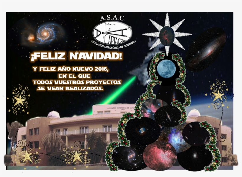 Asociación Astronómica De Cartagena Os Desea ¡feliz - Mysterious Night Venice Carnival Digital Art, transparent png #2940274