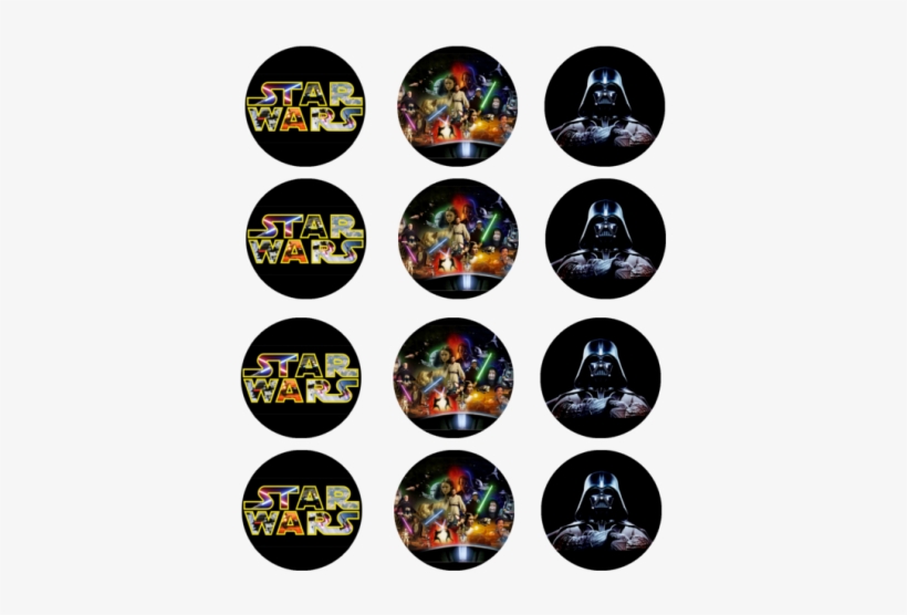 Star Wars Cupcake - Bottle Cap Batman, transparent png #2940696
