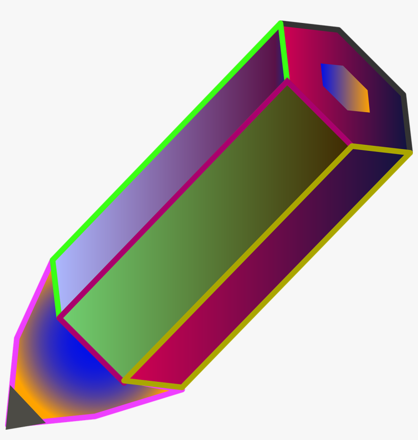 Pencil,color,colored Vector Graphics - Kredka Rysunek Dla Dzieci, transparent png #2940930