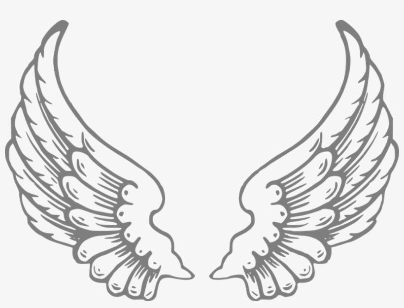 Angel Wings Outline Png, transparent png #2941303