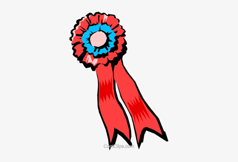 First Place Ribbon Royalty Free Vector Clip Art Illustration, transparent png #2941350