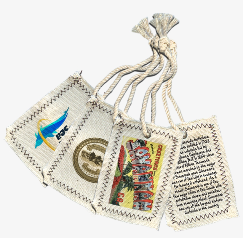 Hht 001 Canvas Handtag - Lantern Press Greetings From Historic Savannah, Georgia, transparent png #2941622