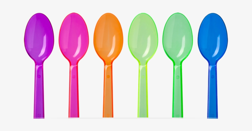 Cucharas De Plastico De Colores, transparent png #2941782