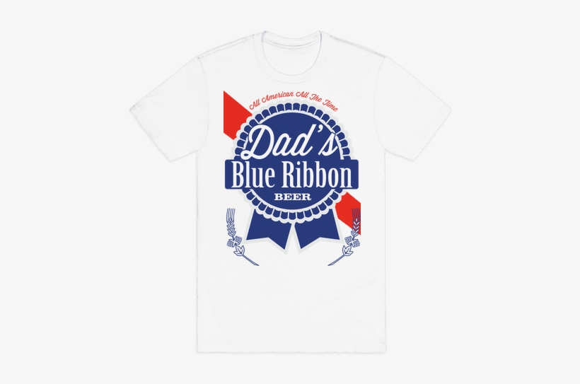 Dad's Blue Ribbon Mens T-shirt - Dads Blue Ribbon, transparent png #2941826