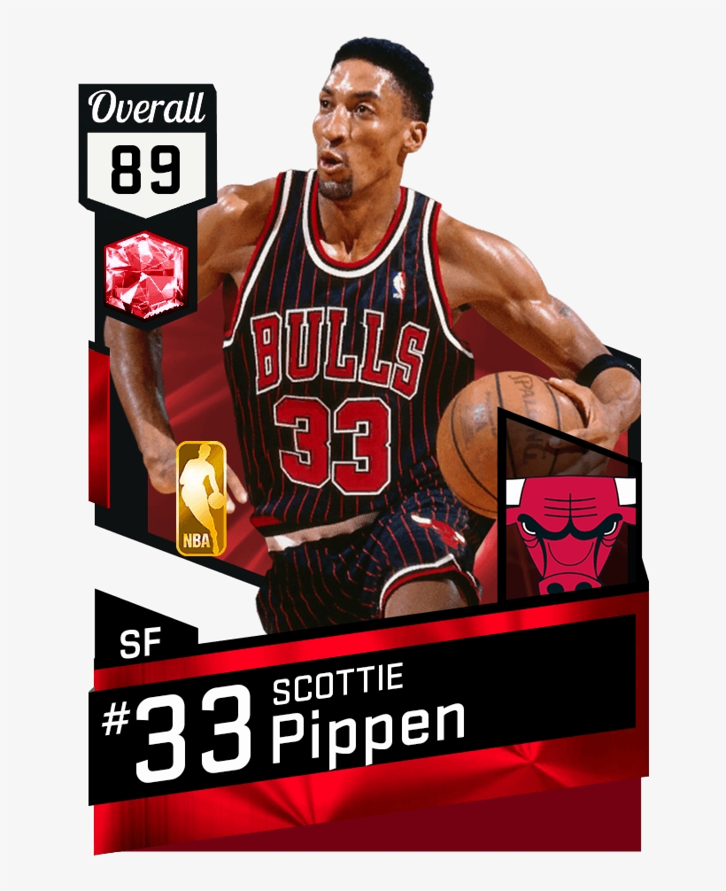 Scottie Pippen - Champion Chicago Bulls Jersey Michael Jordan, transparent png #2941851