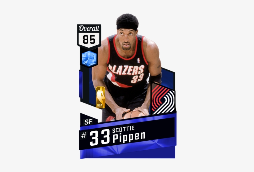 '00 Scottie Pippen Sapphire Card - Lebron James Lakers Card, transparent png #2941968