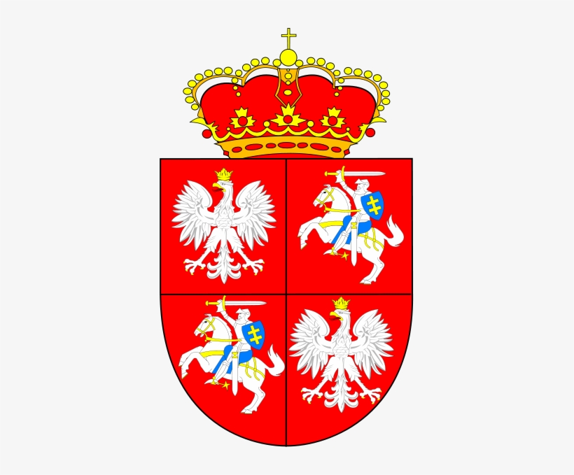 Polish Lithuanian Commonwealth Coat Of Arms - Poland Lithuania Coat Of Arms, transparent png #2942280