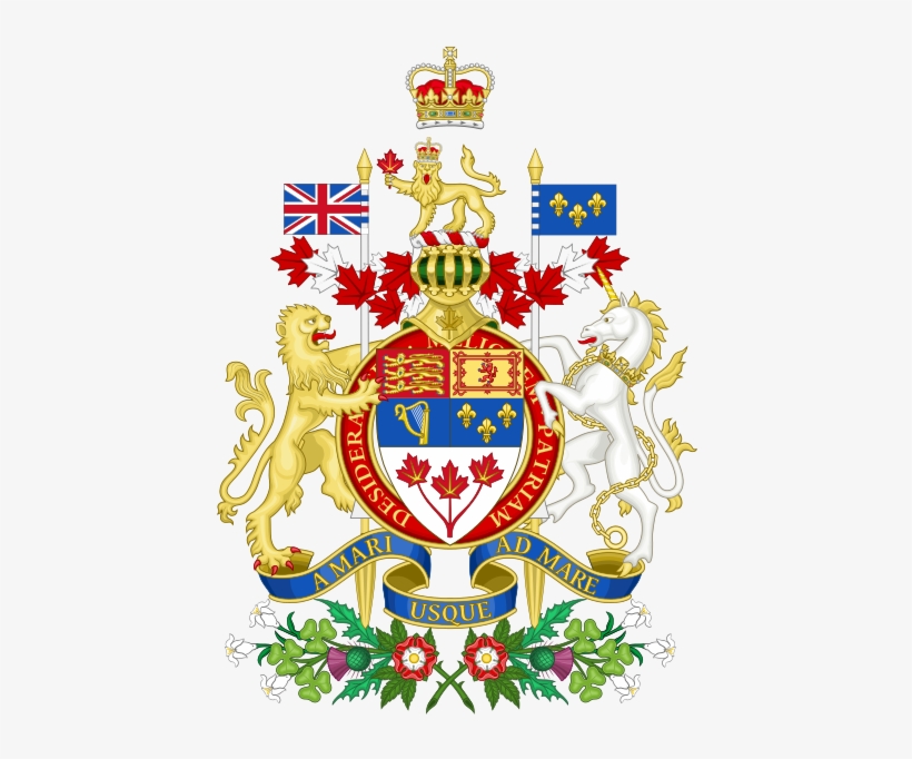 By The Way, The Crown Currently In The Template Is - Canada Coat Of Arms, transparent png #2942331