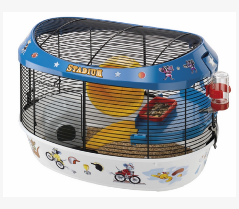 Stadium Hamster Cage 19,49 X 13,39 X H 12,99" - Circus Hamster Cage, transparent png #2942685