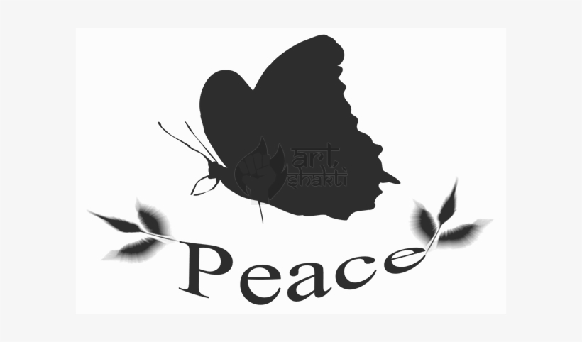 Butterfly Logo Leaves Peace - Leah In Hebrew, transparent png #2942838