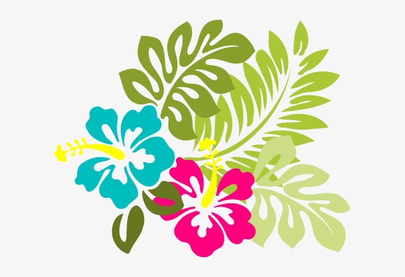 Hibiscus Clipart Png For Web - Red Flower Hawaii Art, transparent png #2942884