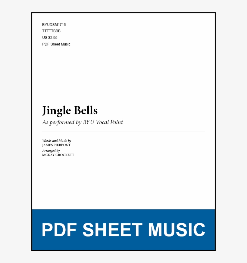 Jingle Bells [pdf Sheet Music] - Old Friend Yu So Shy, transparent png #2943149