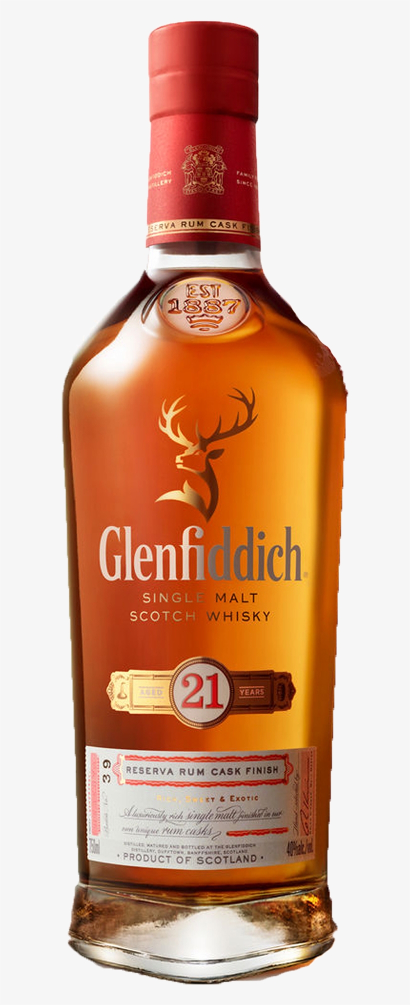 Glenfiddich 21 Year Old Gran Reserva Scotch Whisky - Glenfiddich Scotch Single Malt 21 Year Reserva Rum, transparent png #2943326