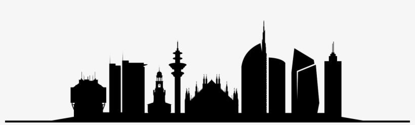 London Paris New York Milan - Skyline Milano Tattoo, transparent png #2943353