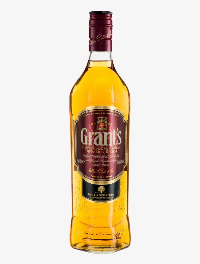Grant's Family Reserve Whisky - Grant's Family Reserve 700ml, transparent png #2943355