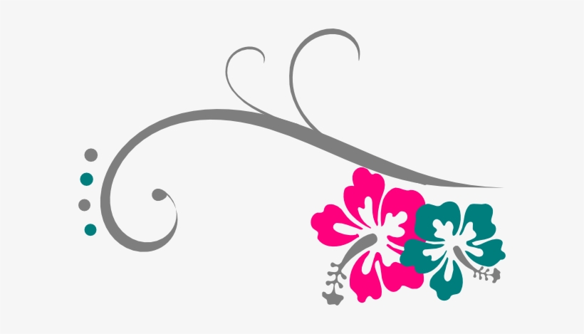 Hibiscus Clipart Swirl - Hibiscus Clip Art, transparent png #2943547