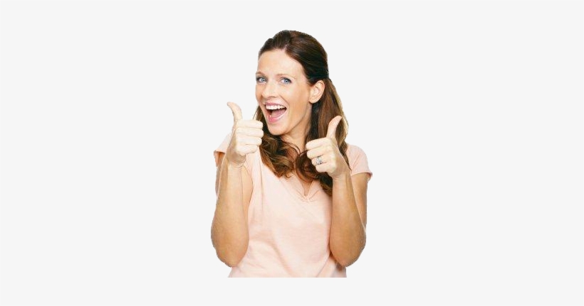 Liberals Against Islam - Woman Thumbs Up, transparent png #2943650