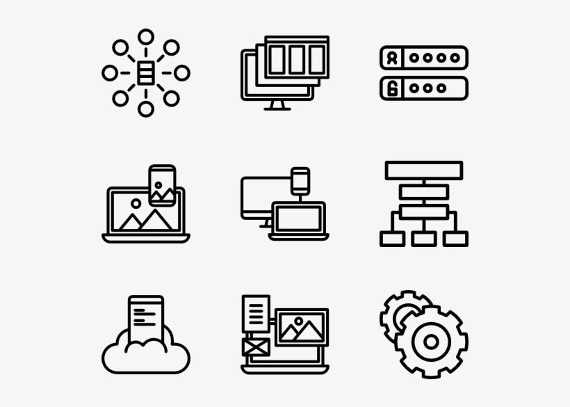 Web Design Icon Collection - Training Icons, transparent png #2943677