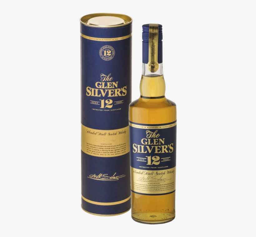 Blended Malt Scotch Whisky - Glen Silver's 12, transparent png #2943679